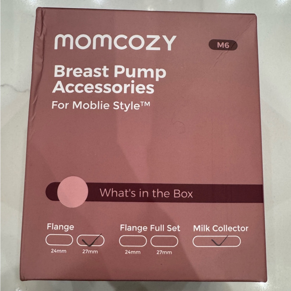 Momcozy M6 Breast Pump 27mm Flange and Milk Collector